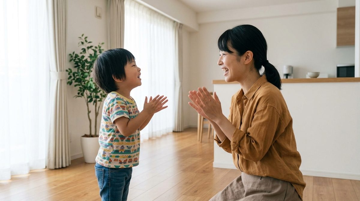 楽しく歌っている雰囲気から、英語学習が楽しいものであるというポジティブな印象を与える