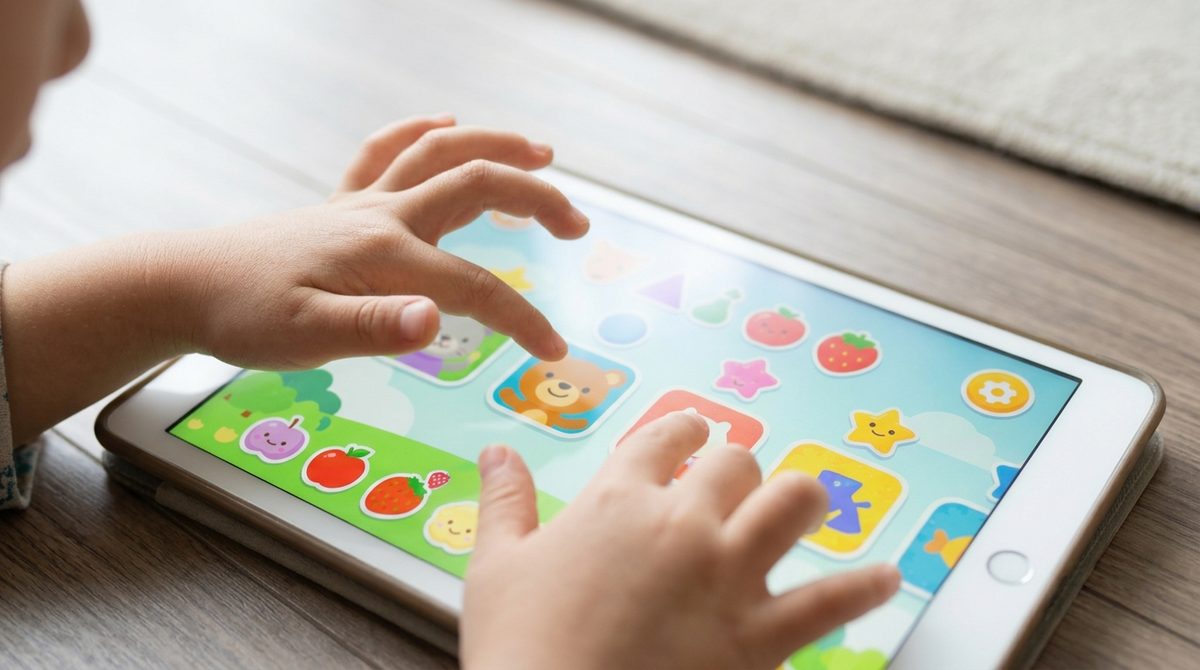 デジタル教材やタブレット学習のメリット・注意点を解説する際に使用する。